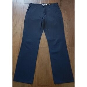Tailor Vintage Men's Navy Straight Fit Chino Pants Size 34x32" Inseam